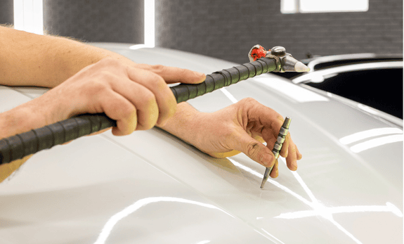 Collision repair project at MG Collision Centre, Calgary